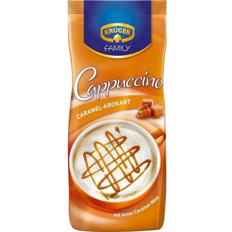 Kruger family cappuccino caramel-krokant zak - 12 x 500G