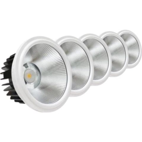 Ledlamp AR111 20W COB rond (5 stuks) - Wit licht - Overig - Pack de 5 - Wit licht - SILUMEN