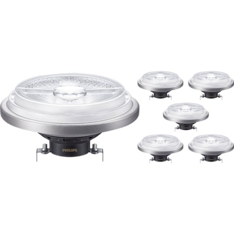 Voordeelpak 6x Philips MASTER LEDspot G53 AR111 10.8W 927 - Vervangt 50W