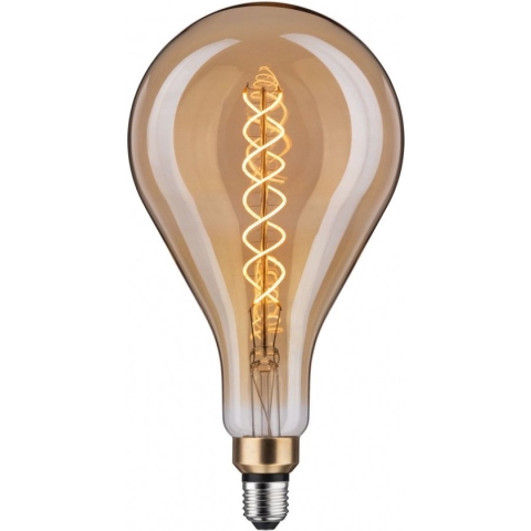 Paulmann LED BigDrop E27 400lm 1800K gold 7W dubbele spiraal dimbaar