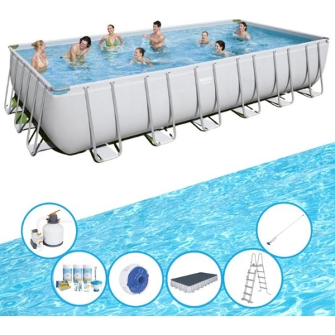 Bestway Zwembad Power Steel - Zwembadset - 732x366x132 cm