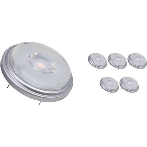 Voordeelpak 6x Ledvance SUPERIOR LED Spot Reflector G53 AR111 7.4W 450lm 40D - 927 Zeer Warm Wit | Beste Kleurweergave - Dimbaar - Vervangt 50W