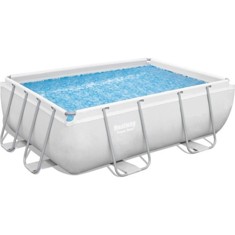 Bestway zwembad power steel set rechthoek 282
