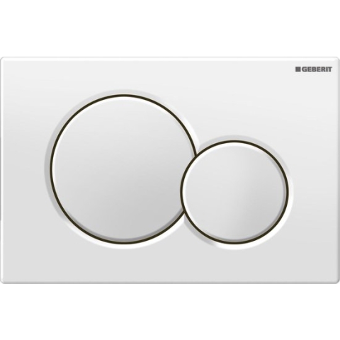 Geberit Sigma 01 bedieningspaneel - wit