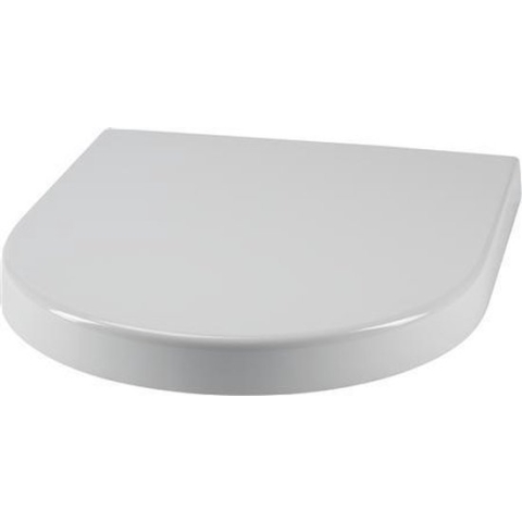 Duravit Starck 3 WC-zitting 43.1x37x4.3cm met softclose met quickrelease Kunststof wit Glanzend