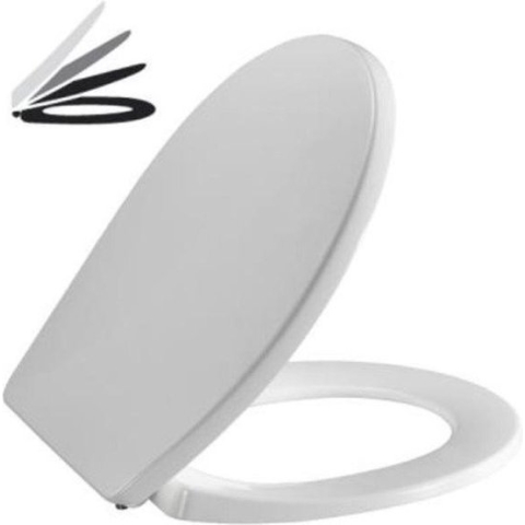 Pressalit Tivoli softclosetzitting met softclose met uni flex scharnier met kantelbevestiging wit