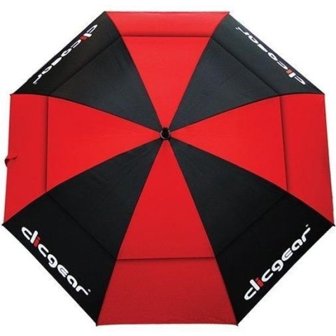 Clicgear 68 inch Double Canopy Golfparaplu - Rood Zwart