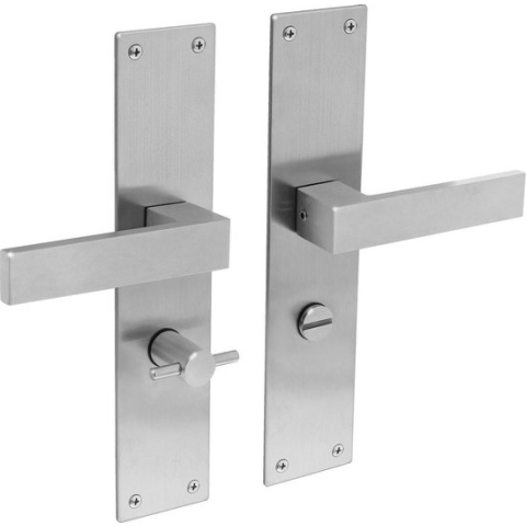 Intersteel Deurkruk Amsterdam met schild WC63/8 rvs geborsteld