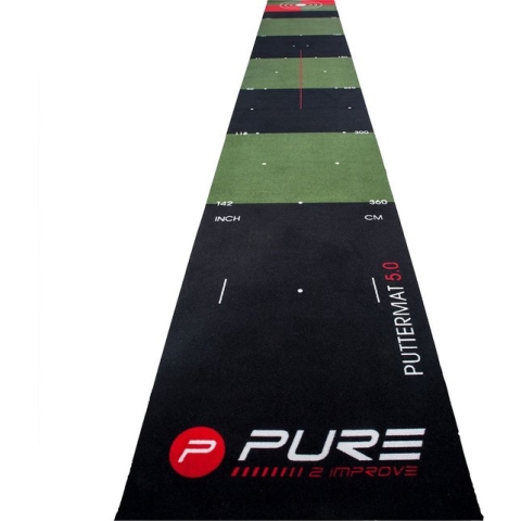 Pure2Improve Golf Putting Mat 65 x 500cm