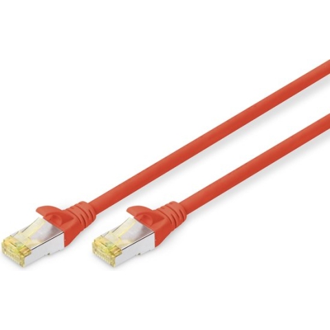 Digitus DK-1644-A-100/R netwerkkabel 10 m Cat6a S/FTP (S-STP) Rood
