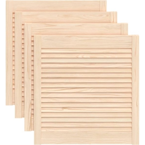 vidaXL-Louvredeuren-4-st-61,5x59,4-cm-massief-grenenhout