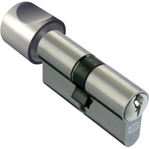 DOM Plura knopcilinder K6  K45/30S SKG2 knopzijde verl