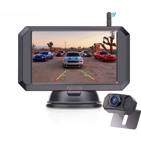Nince ARC1 Draadloze Achteruitrijcamera - Hoge Kwaliteit - 5 Inch
