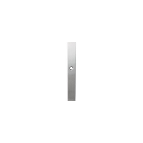 Langschild XL PC55 RVS geborsteld