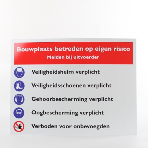 Briton Calamiteitenbord 69x52cm