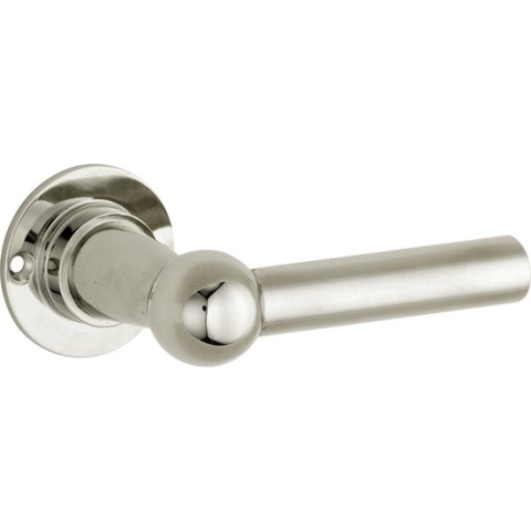 Wallebroek spoorwegdeurkruk L/L 85mm R+E BB nikkel poli