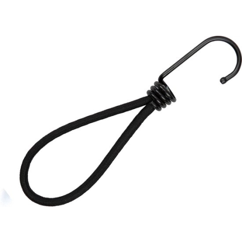 fuxton 50 TÜV gecertificeerd spanrubber met haak (zwart 130 mm) voor dekzeilen, netten, banners Expanderlussen, dekzeilspanners, rubberspanners, spanhaken