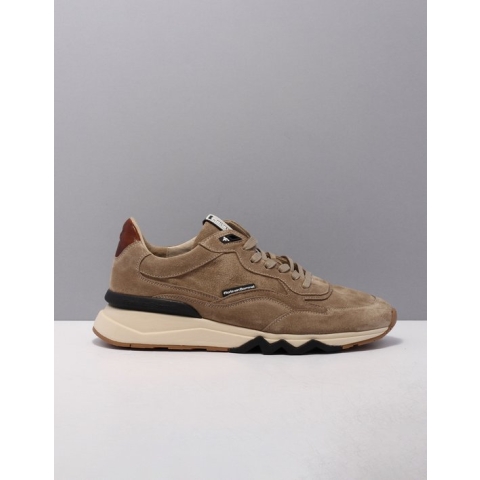 Floris van Bommel DE ZAGER 02.02 - Volwassenen Lage sneakersVrije tijdsschoenen - Kleur: Taupe - Maat: 45.5