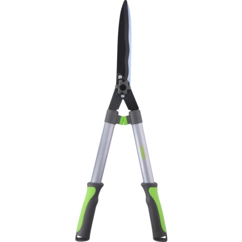 Kinzo Heggenschaar - 65CM - met Llaflon Bladen - Extra Sterk - Roestbestendig - Non-Stick Bladen - Grijs/Groen