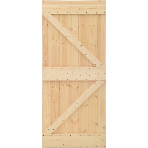 vidaXL-Deur-90x210-cm-massief-grenenhout