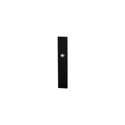 Langschild WC72/8 grote knop zwart