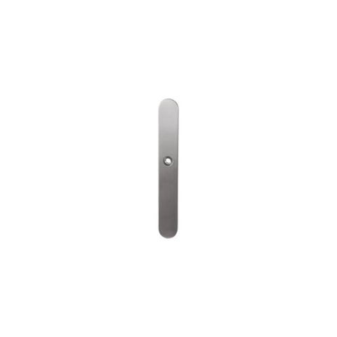 Langschild XL blind RVS geborsteld