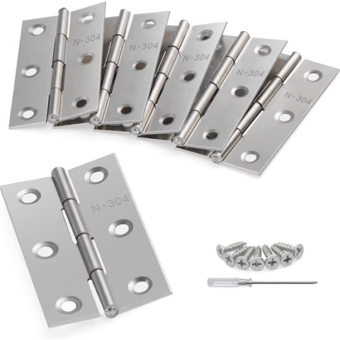 Scharnier – Deurscharnier – Premium Kwaliteit -  Roestvrij staal - Voor deuren binnen en buiten
