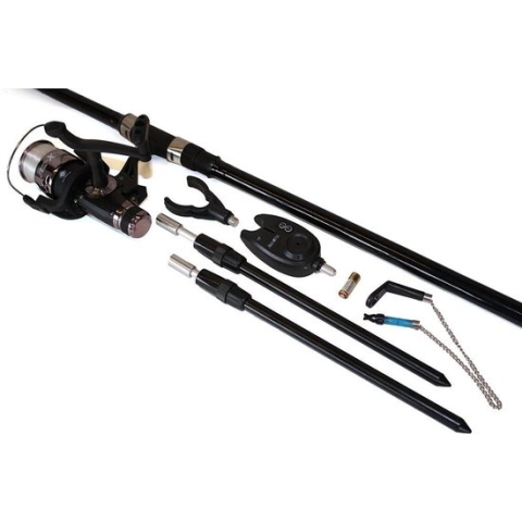 FISH-XPRO Carp Pro Set - 1-Rod - Karperhengelset - Zwart