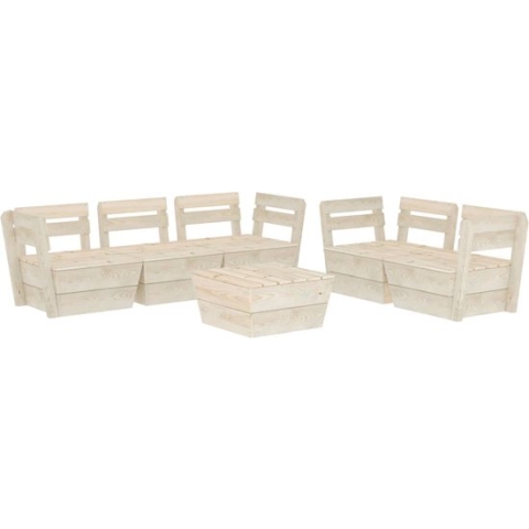 vidaXL-6-delige-Loungeset-pallet-geïmpregneerd-vurenhout
