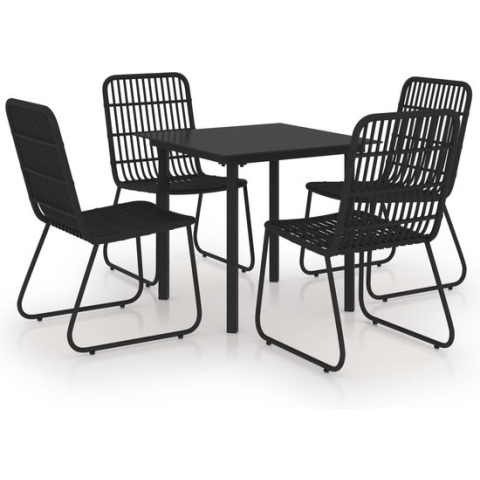 vidaXL-5-delige-Tuinset-poly-rattan-en-glas