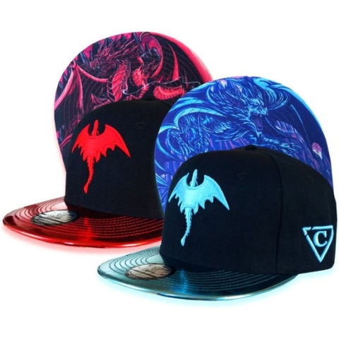 Capiche® Snapback – Blue & Red Dragon SB – Pet Heren – Sportcap – Baseball Cap