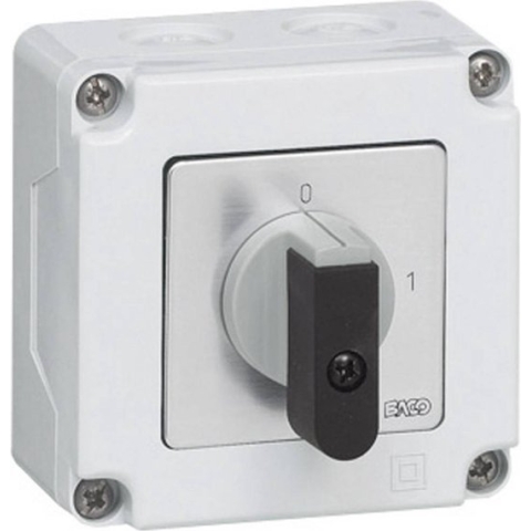 BACO NB02AGQ Lastscheidingsschakelaar 16 A 1 x 90 ° Grijs, Zwart 1 stuk(s)