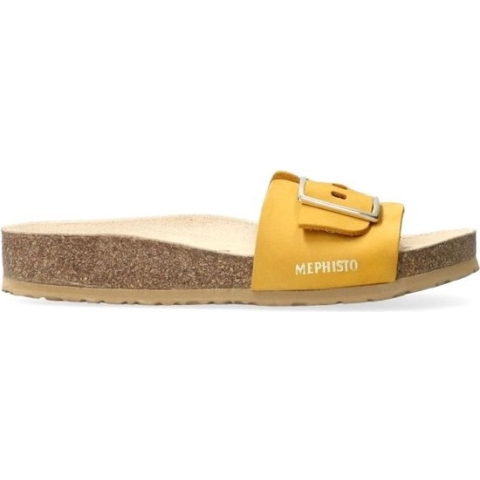 Mephisto Mabel - dames slipper - geel - maat 38 (EU) 5 (UK)