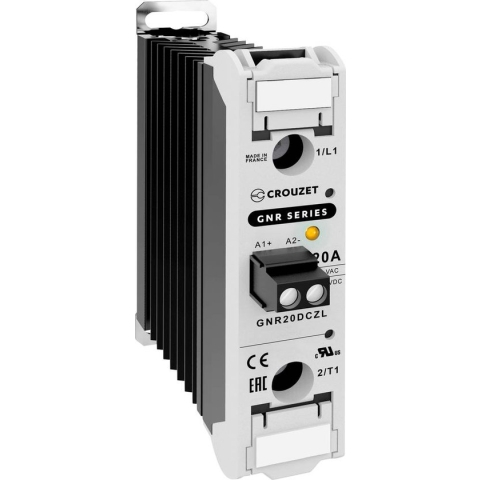 Crouzet Halfgeleiderrelais GNR20DCZL 20 A Schakelspanning (max.): 280 V/AC Schakelend bij overbelasting 1 stuk(s)
