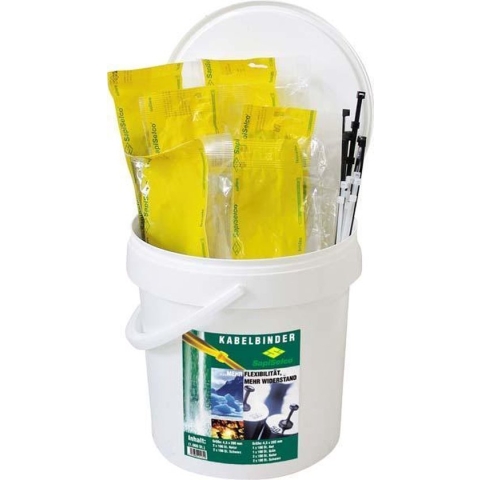 Kabelbinders - Tie-wraps - bundelbandjes - 1000 delige set - Profi