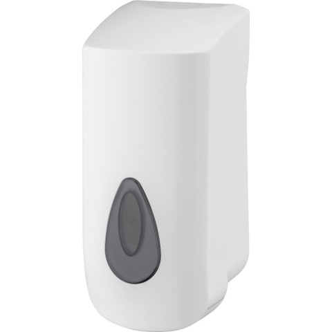 Kunststof zeepdispenser navulbaar 900ml voor wandmontage