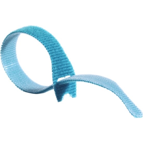 Velcro ONE-WRAP kabelbinder Losmaakbare kabelbinder Polypropyleen (PP), Klittenband Aqua-kleur 100 stuk(s)