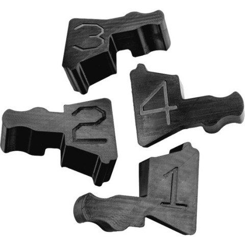 DEFENDER by Adam Hall Verbindingstaps 869301ASET Polyurethaan Zwart Inhoud: 1 set(s)