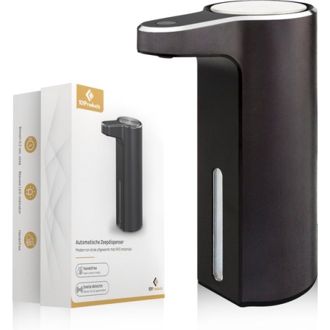 101Products Automatische Zeepdispenser - USB oplaadbaar - Zeepdispenser met Sensor - Zeeppompje - Zwart