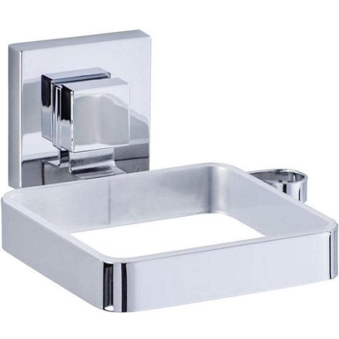 Wenko Föhnhouder Vacuum-loc 14 X 7,5 Cm Rvs Zilver