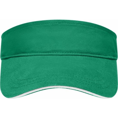 Myrtle Beach Zonneklep - grasgroen / wit - 1 stuk