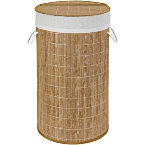 WENKO Wasmand Bamboo Naturel, wasmand, 55l