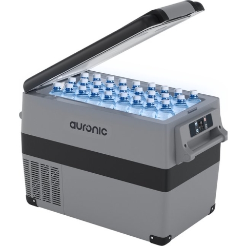 Auronic Elektrische Compressor Koelbox - Coolbox - 40.5L - 12V en 240V - Grijs