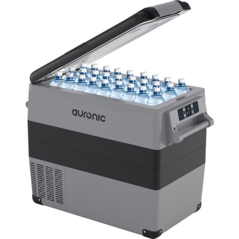 Auronic Elektrische Compressor Koelbox - Coolbox - 49.5L - 12V en 240V - Grijs