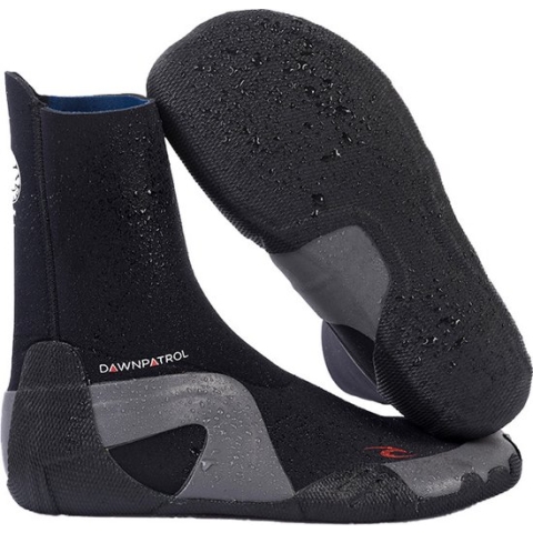 2023 Rip Curl Dawn Patrol 3mm Round Toe Neoprene Boots Black