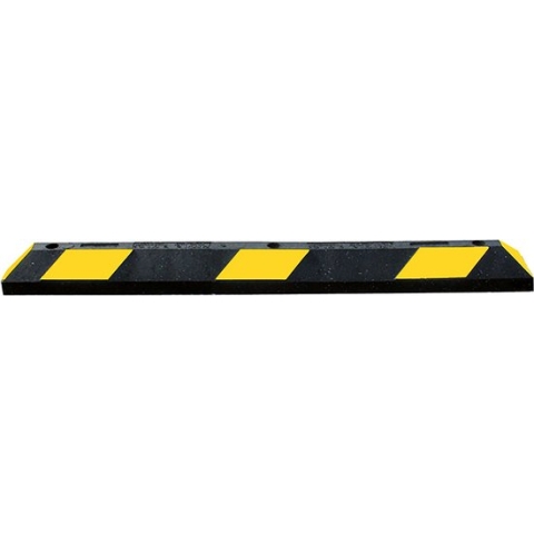 Park-It® rubberen varkensrug – wielstop Geel & Zwart  x 180 cm x