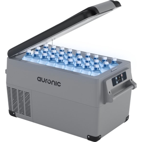 Auronic Elektrische Compressor Koelbox - Coolbox - 30.4L - 12V en 240V - Grijs