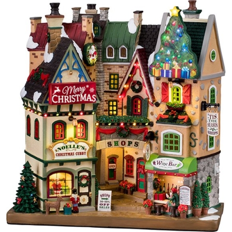 Lemax - Tis The Season Shops, B/o (4.5v) - Kersthuisjes & Kerstdorpen