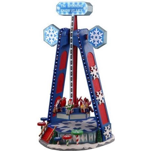 Lemax - The Spinning Snowflake- Version II - With 4.5v Adaptor - Kersthuisjes & Kerstdorpen