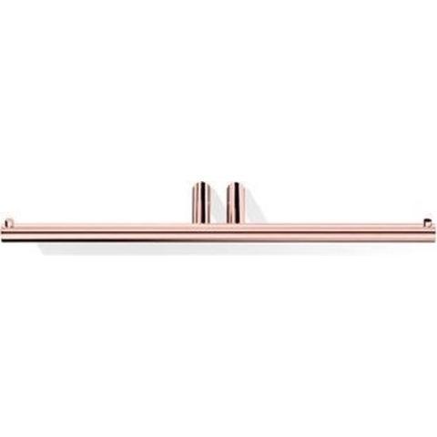 Mikado dubbele toiletrolhouder rosé goud